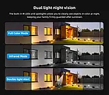 Вулична WIFI камера відеоспостереження з двома об'єктивами Smart PTZ 2/2Mп, APP V380Pro, нічна зйомка, фото 7