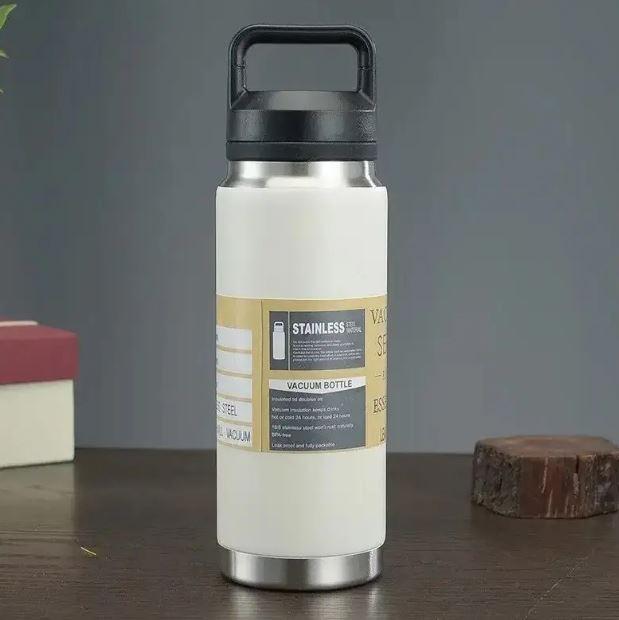 Вакуумна чашка термос 987A, термос із неіржавої сталі 600 мл, фото 1