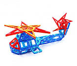 Магнітний конструктор Mag Building із пластикових фігур у коробці 48 деталей для дитячої творчості, фото 5