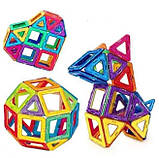 Магнітний конструктор Mag Building із пластикових фігур у коробці 48 деталей для дитячої творчості, фото 9