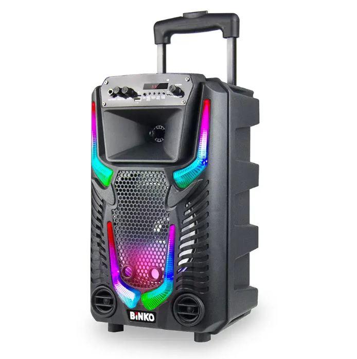 Переносна акустична система MEGAFOX GZ-8912 (12"x1) (30 W) (Мікрофон + пульт) 2400 mAh, фото 1