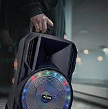 Переносна акустична система MEGAFOX MD19-12L (12"x1) (40 W) (бездротовий мікрофон) (Пульт), фото 6