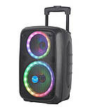 Переносна акустична система SURFACE NDR-2680 (8"+6.5") (10 W) (Провідний Мікрофон + пульт) 2400mAh, фото 8