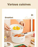 Електрична каструля для приготування Їжі Швидковарка з терморегулятором, фото 8