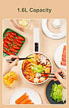Електрична каструля для приготування Їжі Швидковарка з терморегулятором, фото 9