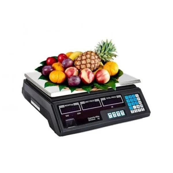 Ваги торговельні електронні GAYA GA-410 до 40 кг Чорні, фото 1