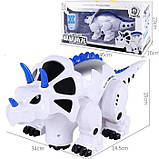 Робот-динозавр ДУ, Світло, звук 2629-Т18-В Радіокеровані іграшки Інтерактивна іграшка, фото 4