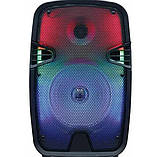 Переносна акустична система MEGAFOX OTY-809 (8"x1) (10 W) (бездротовий Мікрофон + пульт) 2400 mAh, фото 3