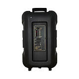 Переносна акустична система SURFACE RX-1228W (12"x1) 20 W (бездротовий Мікрофон + пульт) 2400 mAh, фото 2