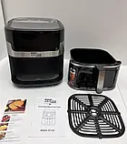 Безмасляна аерофритюрниця Zepline ZP-109 цифрова 3500 Вт 10,5 л. Black, фото 8