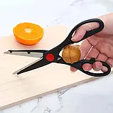 Набір кухонних ножів з ножицями і підставкою UNIQUE UN-1837 (7 предметів), фото 7