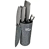 Професійний набір із 5 ножів на підставці Zepline ZP 046, фото 2