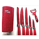 Професійний набір із 5 ножів на підставці Zepline ZP 046, фото 5