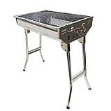 Переносний мангал BARBECUE TRAY 882 CA-11 480*340*590 Портативний гриль барбекю, фото 6