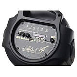 Переносна акустична система SURFACE RX-8228 (8"x2) (30 W) (Дротовий мікрофон) (3000mAh) (Пульт), фото 5