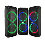 Переносна акустична система SURFACE RX-8250B (8"х2) (20 W) (Дротовий мікрофон) (3000mAh) (Пульт), фото 4