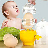 Шейкер для яєчного жовтка Скремблер EGG YOLK Центрифуга для змішування білка з жовтком, фото 8