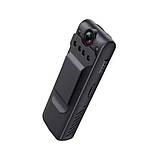 Камера 1080P нічне бачення Full HD бездротова мінікамера NO109-110 Нагрудна камера з диктофоном, фото 2