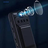 Камера 1080P нічне бачення Full HD бездротова мінікамера NO109-110 Нагрудна камера з диктофоном, фото 7