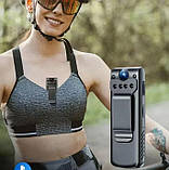 Камера 1080P нічне бачення Full HD бездротова мінікамера NO109-110 Нагрудна камера з диктофоном, фото 8