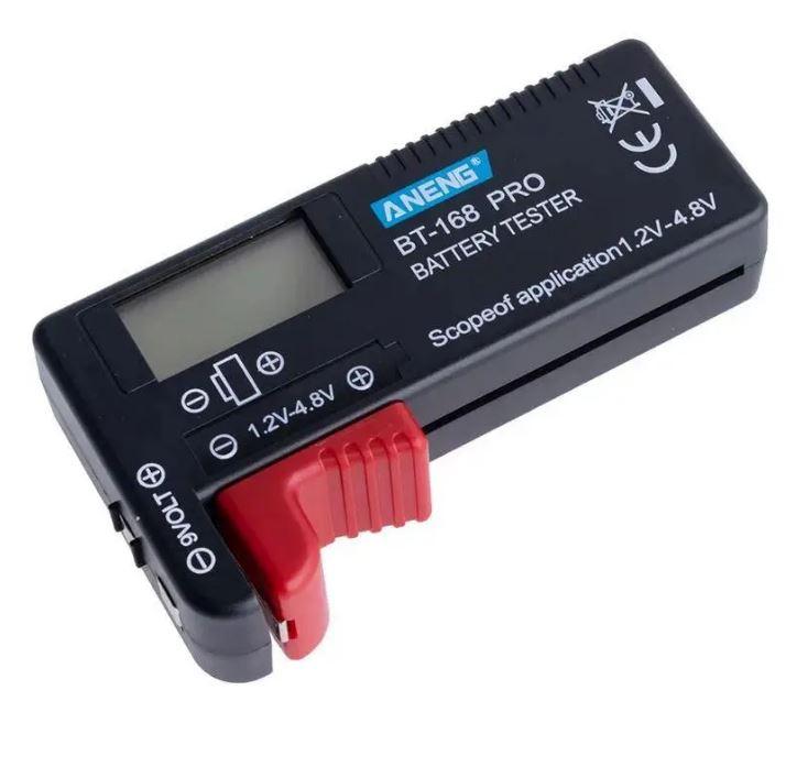 Тестер батареї 18650 акумулятора електронний ANENG BT-168 PRO Тестер батарейок, фото 1