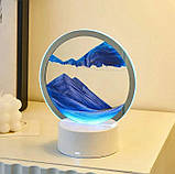 Пісочний 3D нічник Настільна RGB лампа художнє світло пісочний годинник LY-522 Нічний світильник, фото 3