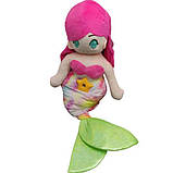 Дитяча іграшка плюшева Русалонька нічник-проектор зоряного неба Star Bellу Dream Lites, фото 5