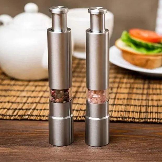 Подрібнювач для солі та перцю, ручний подрібнювач із нержавіючої сталі XL-552, фото 1