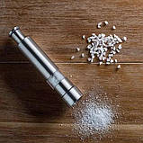 Подрібнювач для солі та перцю, ручний подрібнювач із нержавіючої сталі XL-552, фото 9