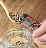 Подрібнювач для солі та перцю, ручний подрібнювач із нержавіючої сталі XL-552, фото 10