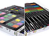 Набір для малювання дитячий 64 предмети в кейсі, фото 2