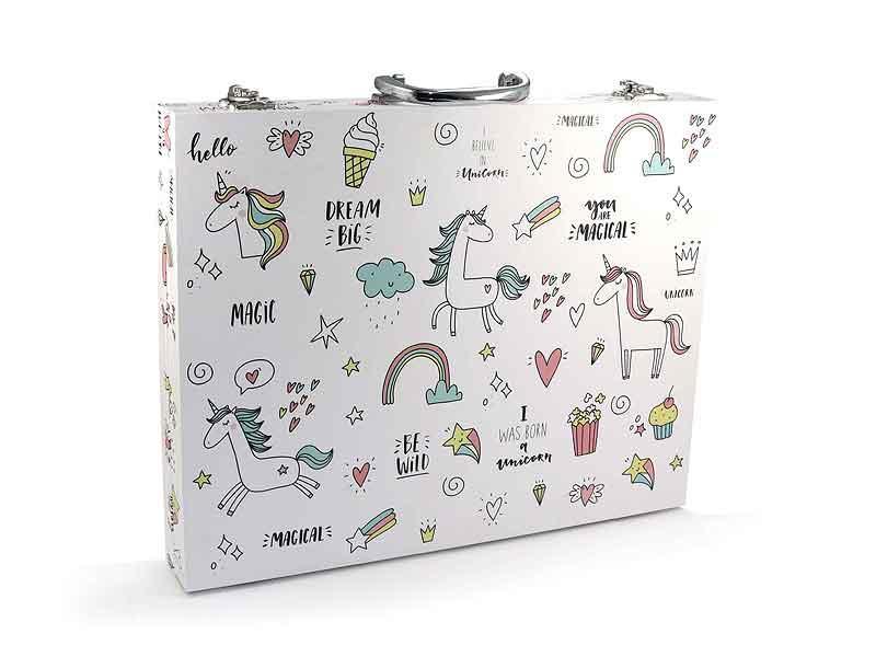 Набір для малювання дитячий 50 предметів в кейсі, фото 1