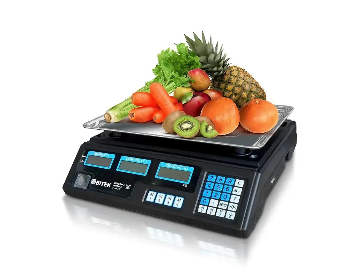 Ваги електронні торговельні 55кг BITEK BT-208TP, фото 1