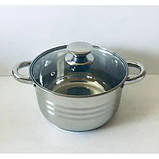 Набір каструль UNIQUE UN-5034 10пр. (2,1л, 2,9л, 3,9л, 5,1л, 6,5л, з кришками), фото 2