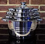 Набір каструль UNIQUE UN-5032 8 предметів (2,1л, 2,9л, 3,9л, 6,2л, з кришками), фото 6