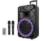 Велика портативна блютуз колонка чемодан ZXX-1011 800Вт 15", фото 2