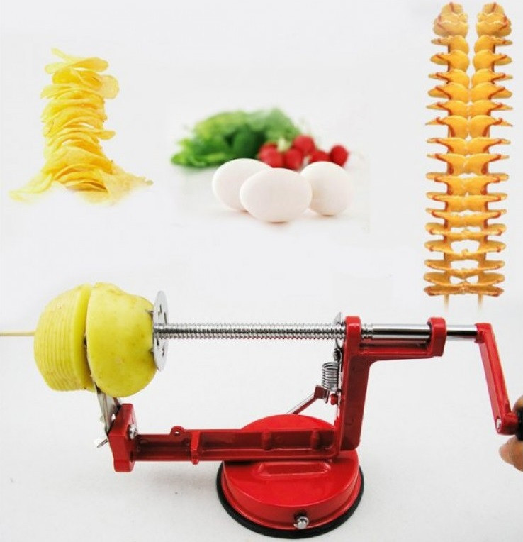Машинка для спіральної нарізки картоплі Spiral Potato Slicer, фото 1