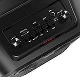 Переносна музична колонка з дротовим мікрофоном ZQS-8120, фото 7