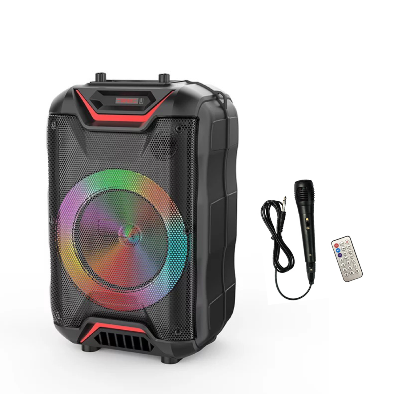 Портативна колонка з мікрофоном Bluetooth ZQS8128 20W, фото 1