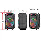 Портативна колонка з мікрофоном Bluetooth ZQS8128 20W, фото 5
