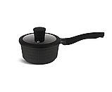 Набір посуду з тришаровим мармуровим покриттям Edenberg EB-5645 + кухонне приладдя + прихватки, фото 6