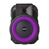 Портативна Bluetooth колонка RX-8135W з LED-підсвіткою, фото 3