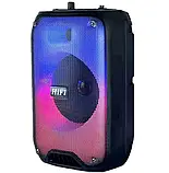Портативна музична колонка з підсвічуванням Bluetooth RX-6168 10W з мікрофоном, фото 2