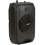 Портативна музична колонка з підсвічуванням Bluetooth RX-6168 10W з мікрофоном, фото 3