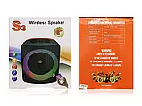 Колонка музична портативна Bluetooth Bluetooth S3, фото 2