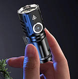 Ліхтар ручний 536-3LED з індикатором заряду 1х16340A/Type-C/магніт/Box кишеньковий ліхтарик акумуляторний, фото 6