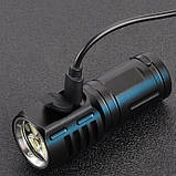 Ліхтар ручний 536-3LED з індикатором заряду 1х16340A/Type-C/магніт/Box кишеньковий ліхтарик акумуляторний, фото 10