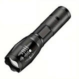 Ліхтар ручний BLX51-XPE, 1x18650, zoom, ЗУ microUSB, Box кишеньковий ліхтарик акумуляторний, фото 2