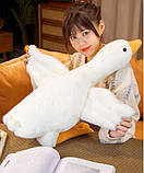 М'яка іграшка подушка Гусь-обнімусь 70см, фото 5