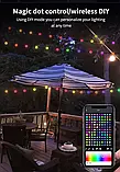 Смарт гирлянда Матовый шарик Bluetooth (USB) длинный 10м с пультом и APP., фото 9